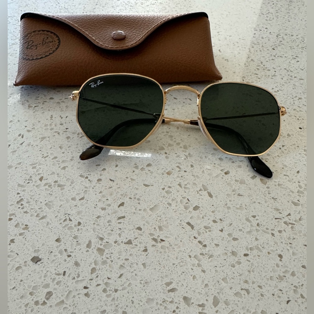 Rayban Hexagonal Flat Lenses